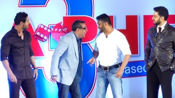 Abhishek Bachchan, John Abraham, Sunil Shetty, Paresh Rawal in Hera Pheri 3