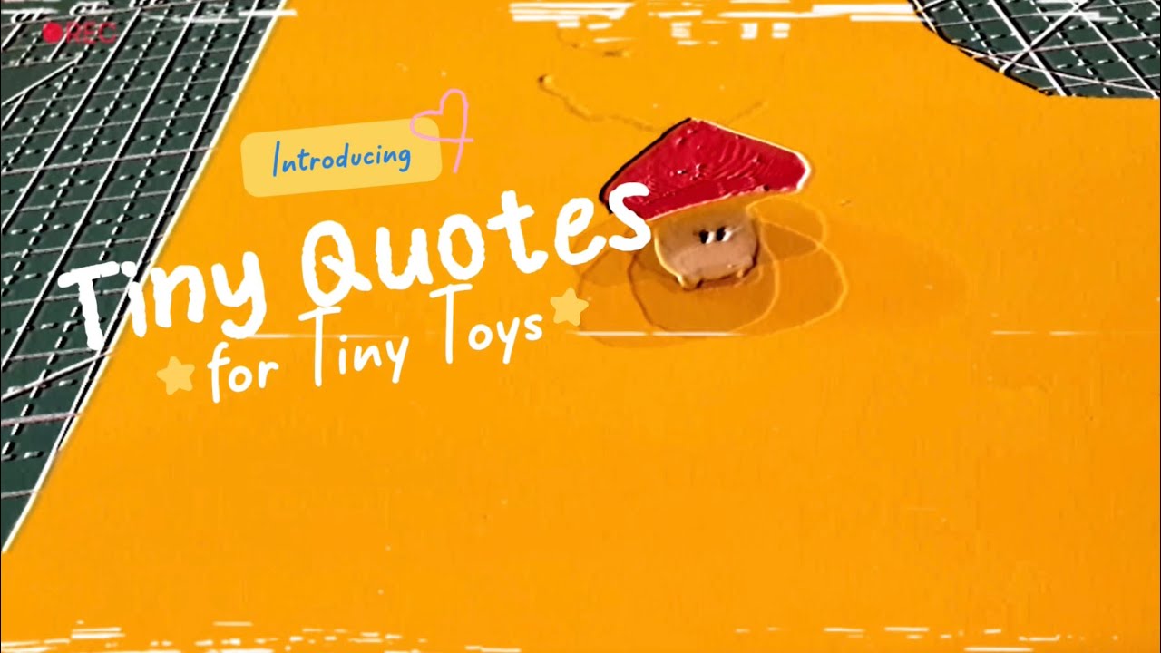 Tiny Quotes for Tiny Toys