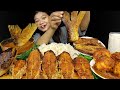 Eating spicy fish curry fish head egg curry brinjal fry with rice nepali mukbang eating show
