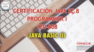 Certificación Java SE 8. Java Basic I. Primitives types