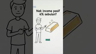 🔥Emas bukan sekadar simpanan… sekarang boleh jana income pasif juga. #shorts #goldstakingxaut