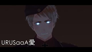 【MMD APH】URUSaaA愛【2p!BTT】