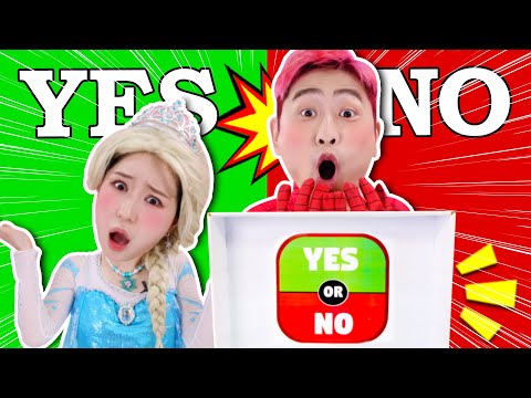 YES or NO Challenge l 스파이더맨 vs <strong>엘사</strong>