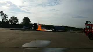 ARFF training Blue Grass Airport 8/17/2017