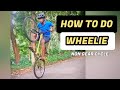how to wheelie on non gear cycle?? 💯