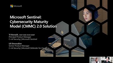 Microsoft Sentinel: Cybersecurity Maturity Model (CMMC) 2.0 Solution