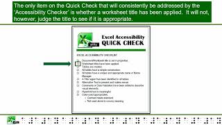 Celebrity Creating Accessible Excel files:  Chapter Seven:  Accessibility Testing Net Worth