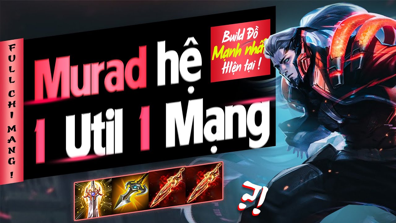 Build Đồ Murad 2 NANH DAME CỰC LỖI !! Cách Chơi - Bảng Ngọc - Phù Hiệu Đi Top Rừng Liên Quân