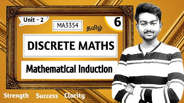 Mathematical Induction in Tamil Discrete Mathematics in Tamil MA3354 Unit 2 Combinatorics