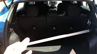 SUBARU IMPREZA - Laydown rear seats for more cargo space – how to