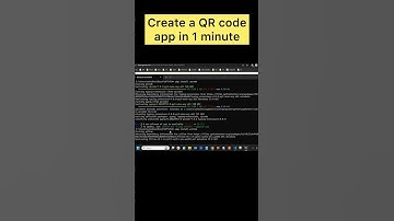 Build a QR Code app in 1 minute #openai #python #chatgpt #coding