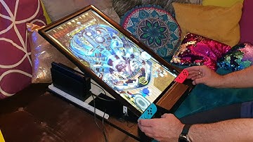 Custom Nintendo Switch Pinball FX3 table using a 24" monitor!