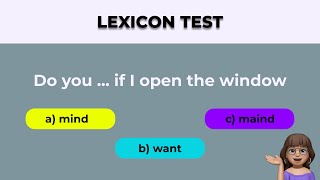 Try yourself in this Lexicon Test! Can you pass it? Profile