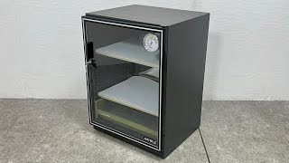 □ 東洋リビング 防湿庫 全自動電子防湿保管庫 AUTO DRY ED-85S TOYO LIVING カメラ オートドライ 鍵２本付き レンズ 保管庫 □26030905Y