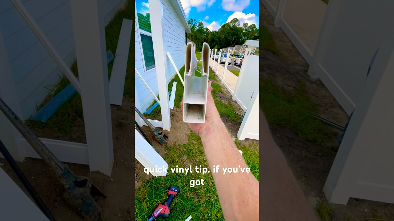 Building Vinyl Fence On An Incline 