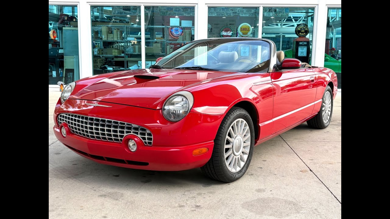 EMINEM CAR FORD THUNDERBIRD赤 EMINEM CAR FORD THUNDERBIRD赤＋2点 1962 FORD THUNDERBIRD M-CODE
