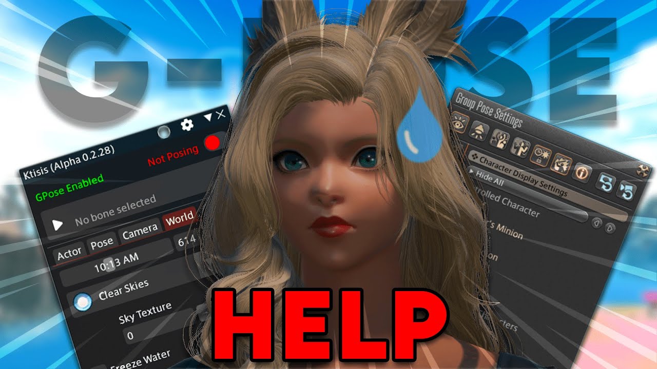 The G-Pose Experience in FFXIV