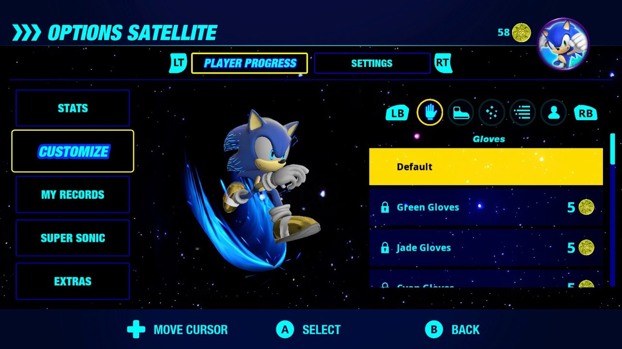 Sonic Colours Ultimate: All cosmetics