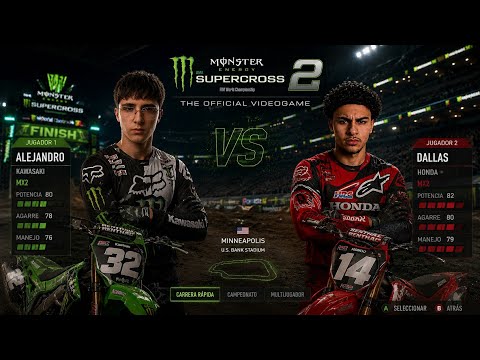 Testing out Monster Energy Supercross - The Official Videogame 2