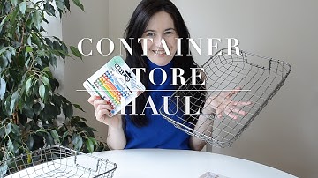 Container Store Haul!