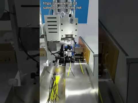 Full Automatic Dual Heads Crimping Terminal Wire Crimping Machine For Wire Harness