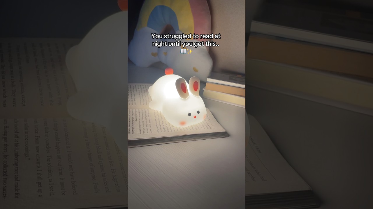 Reading is easier with this light🐰✨lumenitestore.com🔗 
