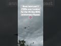 Rivet Joint and 2 F35Bs over London for the VE Day 80th anniversary flypast 🇬🇧