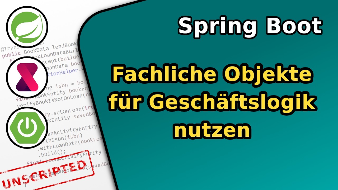 Spring Boot - Du solltest kein @Service für deine gesamte Geschäftslogik nutzen! Aber was sonst?
