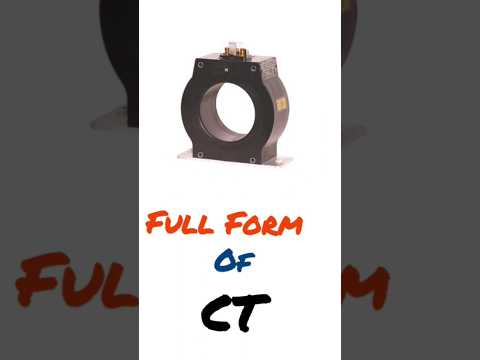 Ct Full Form In Electrical Engineering
