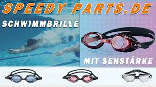 SpeedyParts - Schwimmbrille mit Sehstärke Antibeschlag UV-Schutz -1,5 bis -8,0 für Damen und Herren