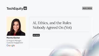[Keynote] AI, Ethics, and the Rules Nobody Agreed On (Yet)