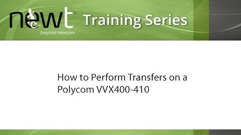 How to Perform Transfers on a Polycom VVX 400/410