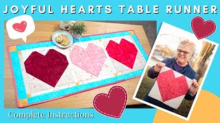 BEAUTIFUL VALENTINE QUILTED TABLE RUNNER PROJECT Profile
