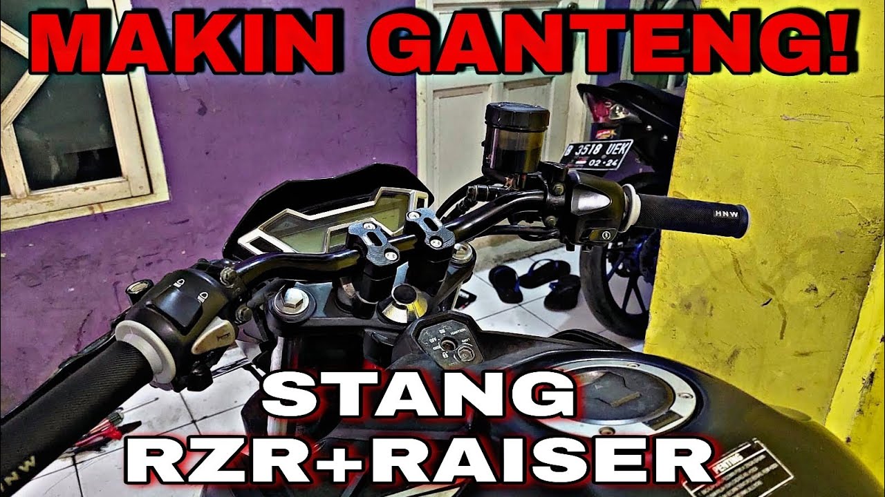 TUTORIAL PASANG STANG RZR+RAISER DI MOTOR CB150R - YouTube