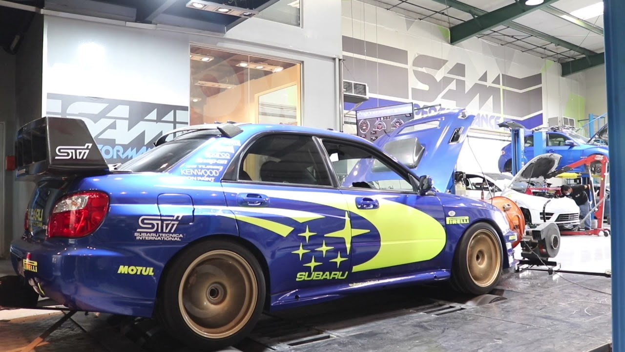 2004 Subaru STi powered by Motec ECU & precision 6266 turbo kit