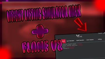 [EXPLOIT PATCHED] ROBLOX EXPLOIT: ✔️Weight Lifting Simulator Hack + FLAME V2✔️ [INFINITE STRENGTH!]