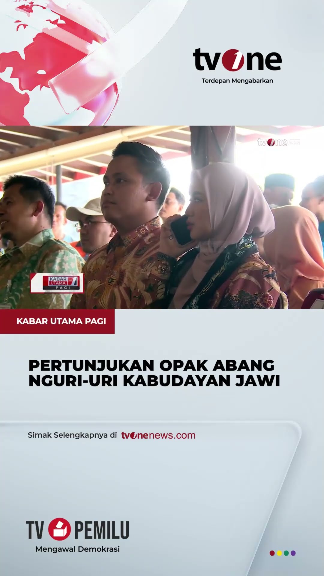 Pertunjukan Seni Opak Abang Wadah Silaturahmi Warga Kendal | tvOne