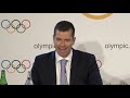IOC Executive Board Meeting - Press briefing with the IOC Spokesperson Mark Adams and Kit McConnell
