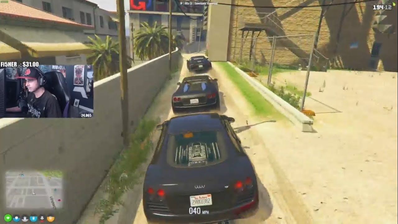 Summit1g Loses the Cops with Crazy Bait & Switch Ft. Chang Gang