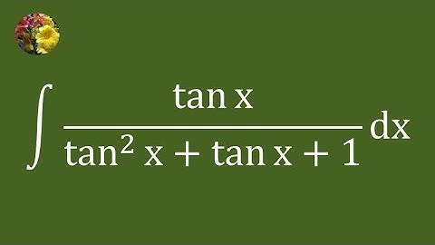 Evaluating the indefinite integral using algebraic manipulation (Mis-3312)
