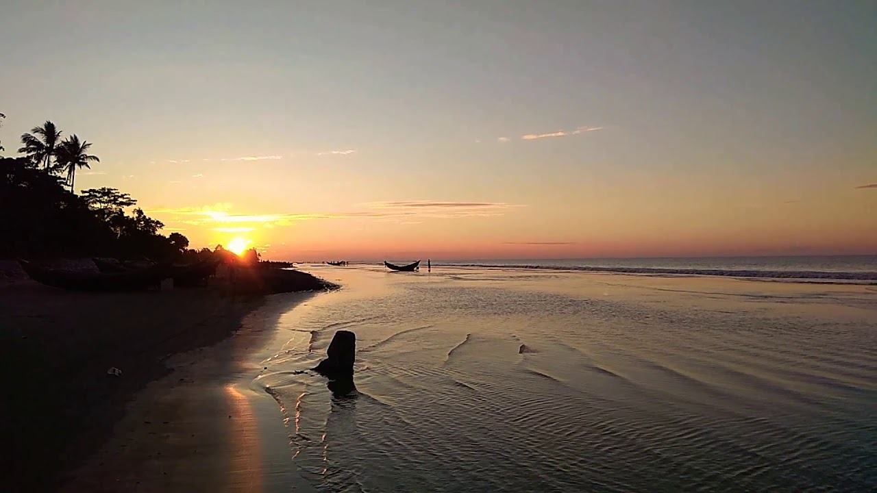 Gorgeous Sun Rising at Kuakata Sea Beach