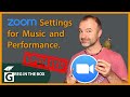 Zoom settings for music performance  update 2021