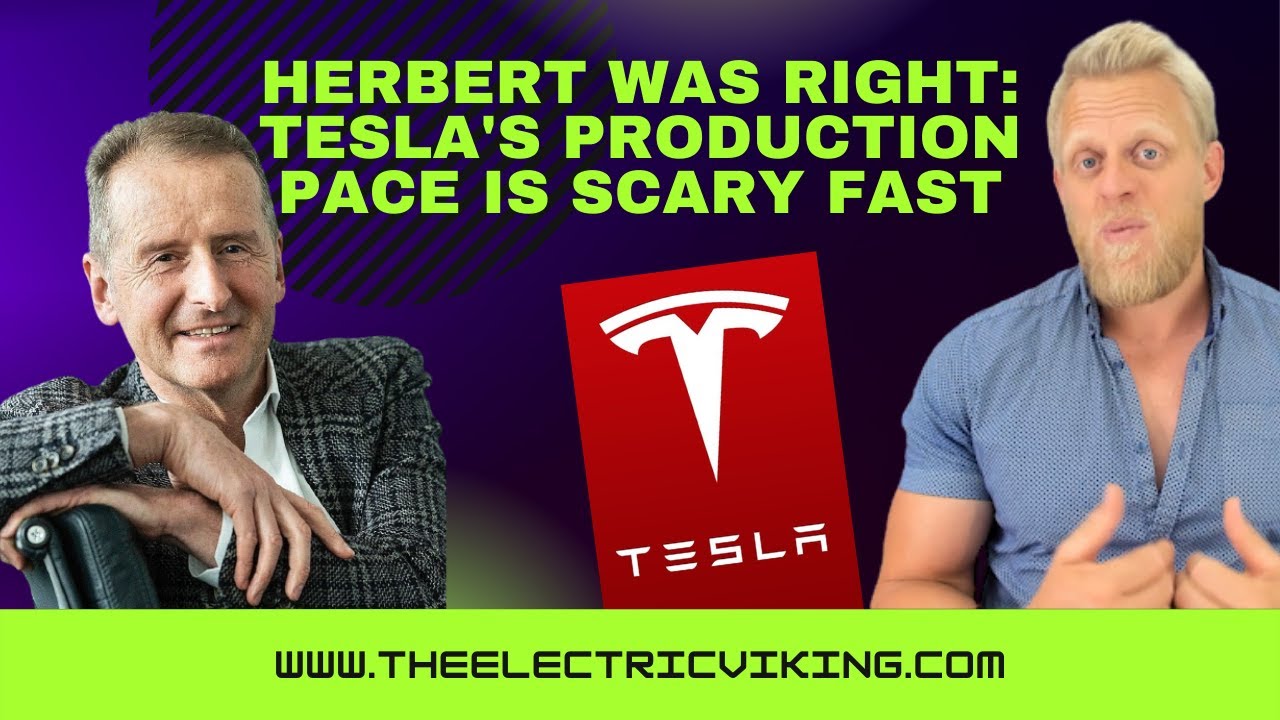Herbert was right: TESLA'S production pace is SCARY fast