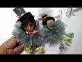 Pigottina in tulle facilisima semplice plastic doll