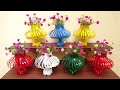 Decorations Ideas, DIY Recycle Plastic Bottles Into Lantern Beautiful Flower Pots | Portulaca