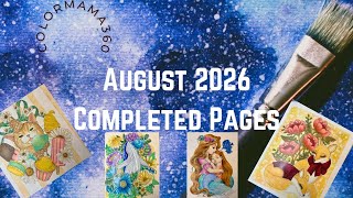 Every Page I Colored in August 2026!