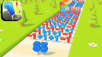 Number Run 3D ​- All Levels Gameplay Android,ios (Part 12)