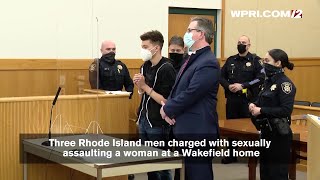 VIDEO NOW: Three men charged with sexual assault
