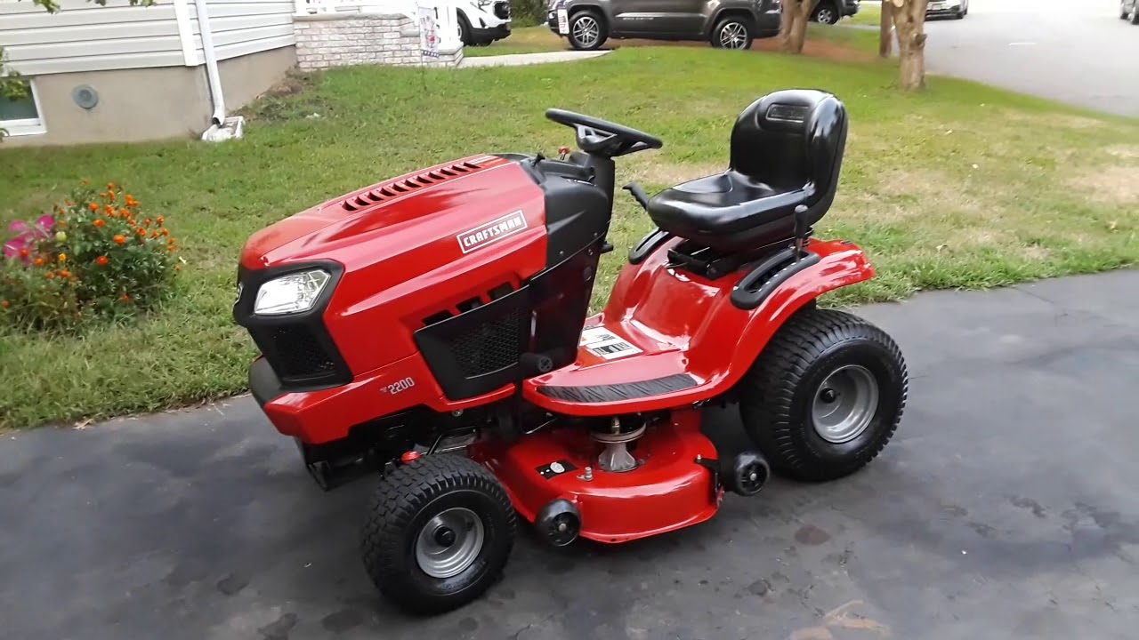 Free Craftsman T2200 Lawn Tractor - YouTube