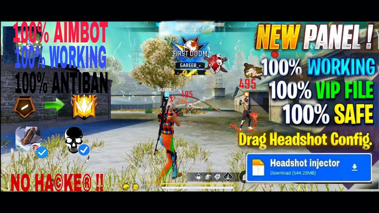 OB47 auto headshot config file free fire aimbot+aimlock | headshot ...